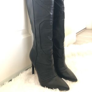 Black just over the knee GX Boots By Gwen Stefani